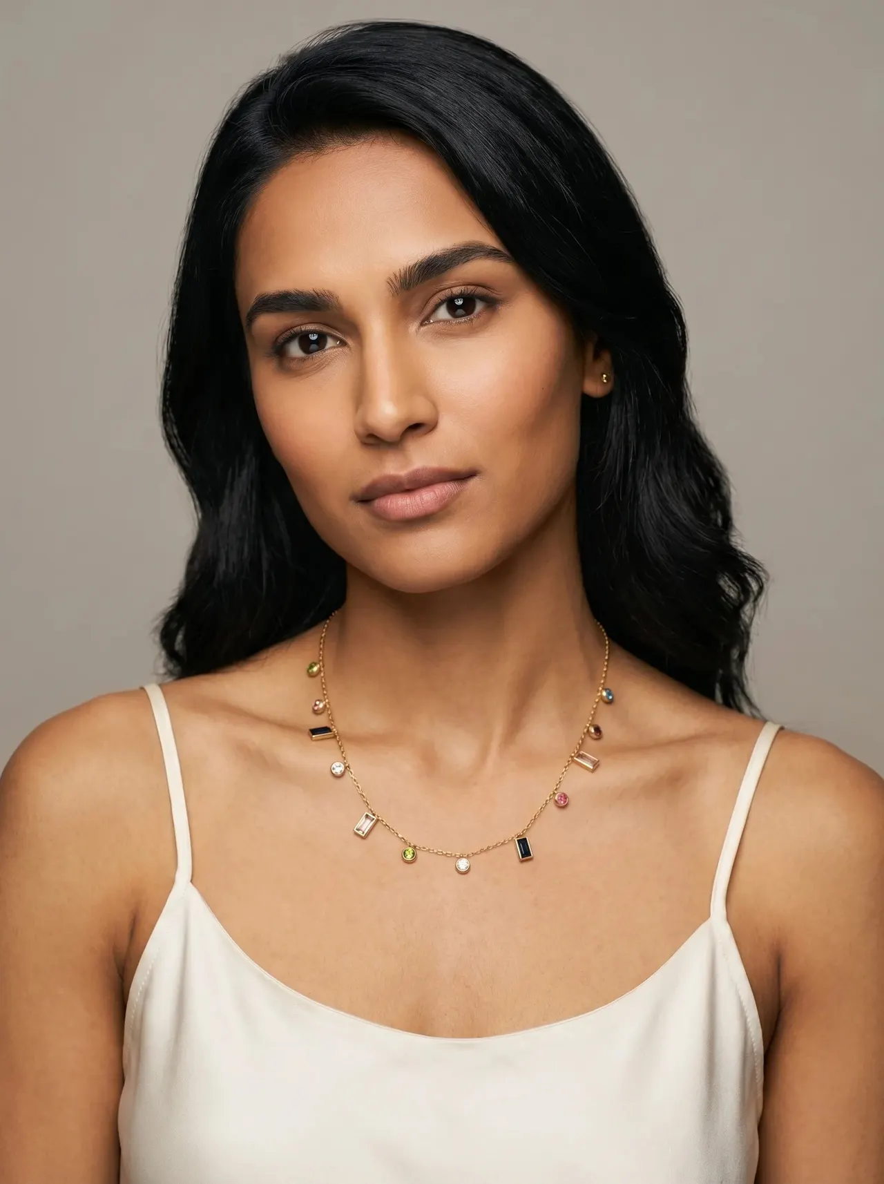 Mosaic Charm Necklace — view 2