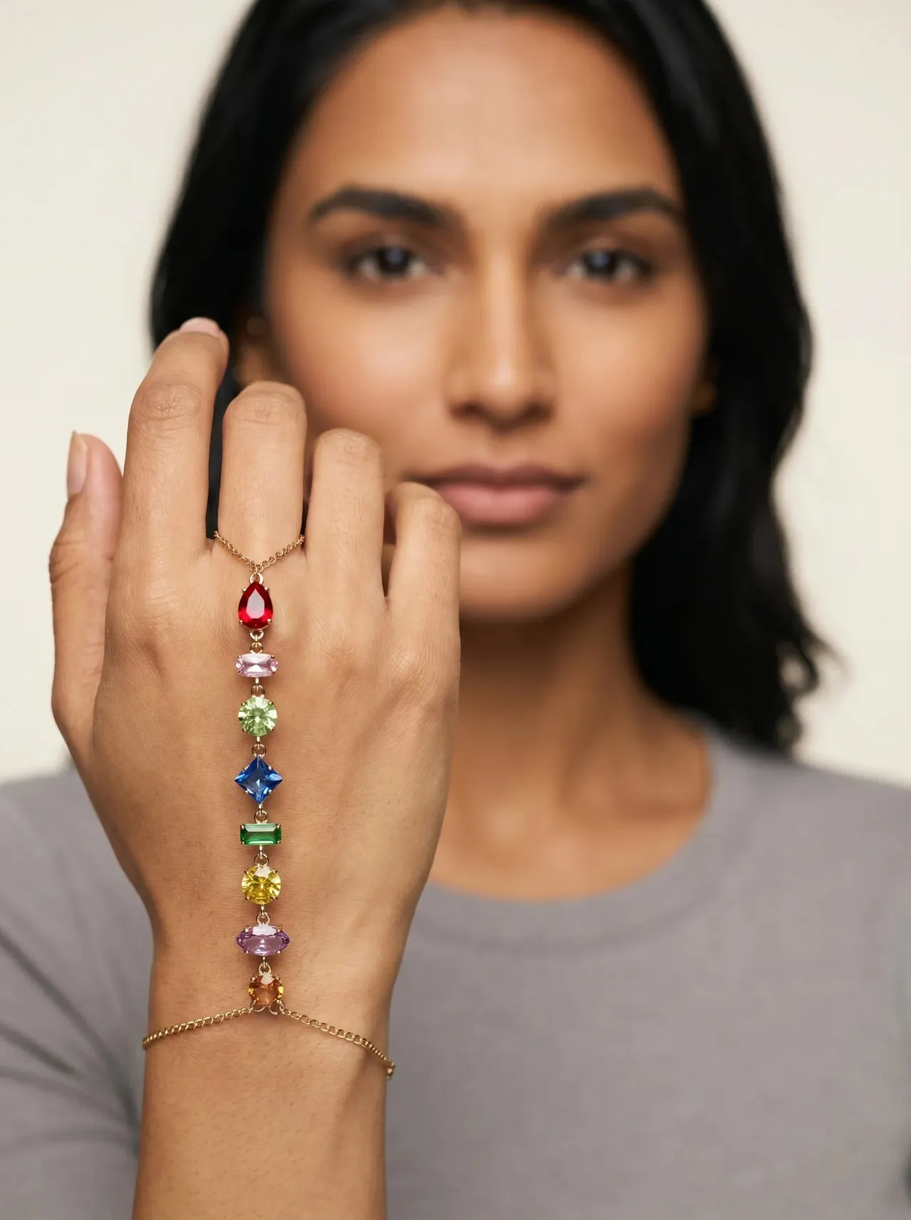 Prism Chain Hand Harness — view 5