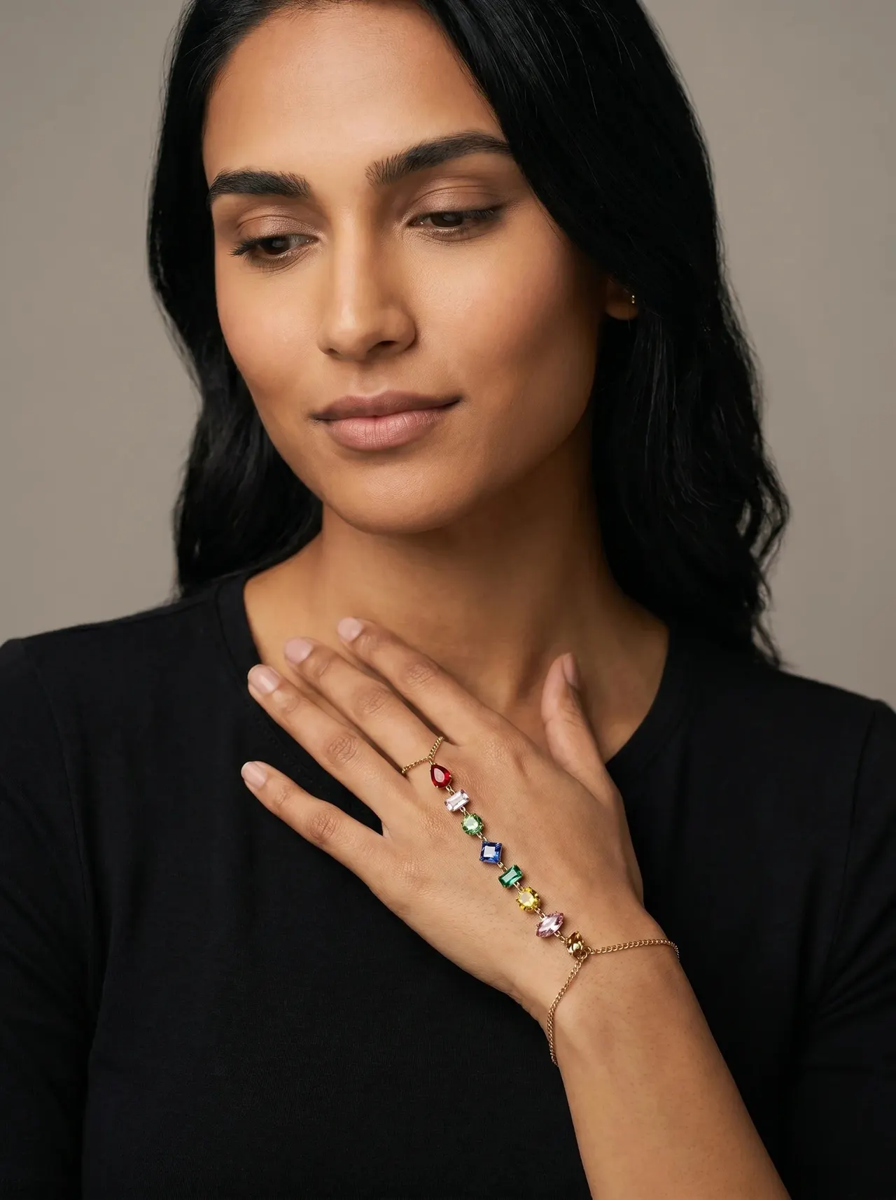 Prism Chain Hand Harness — view 4