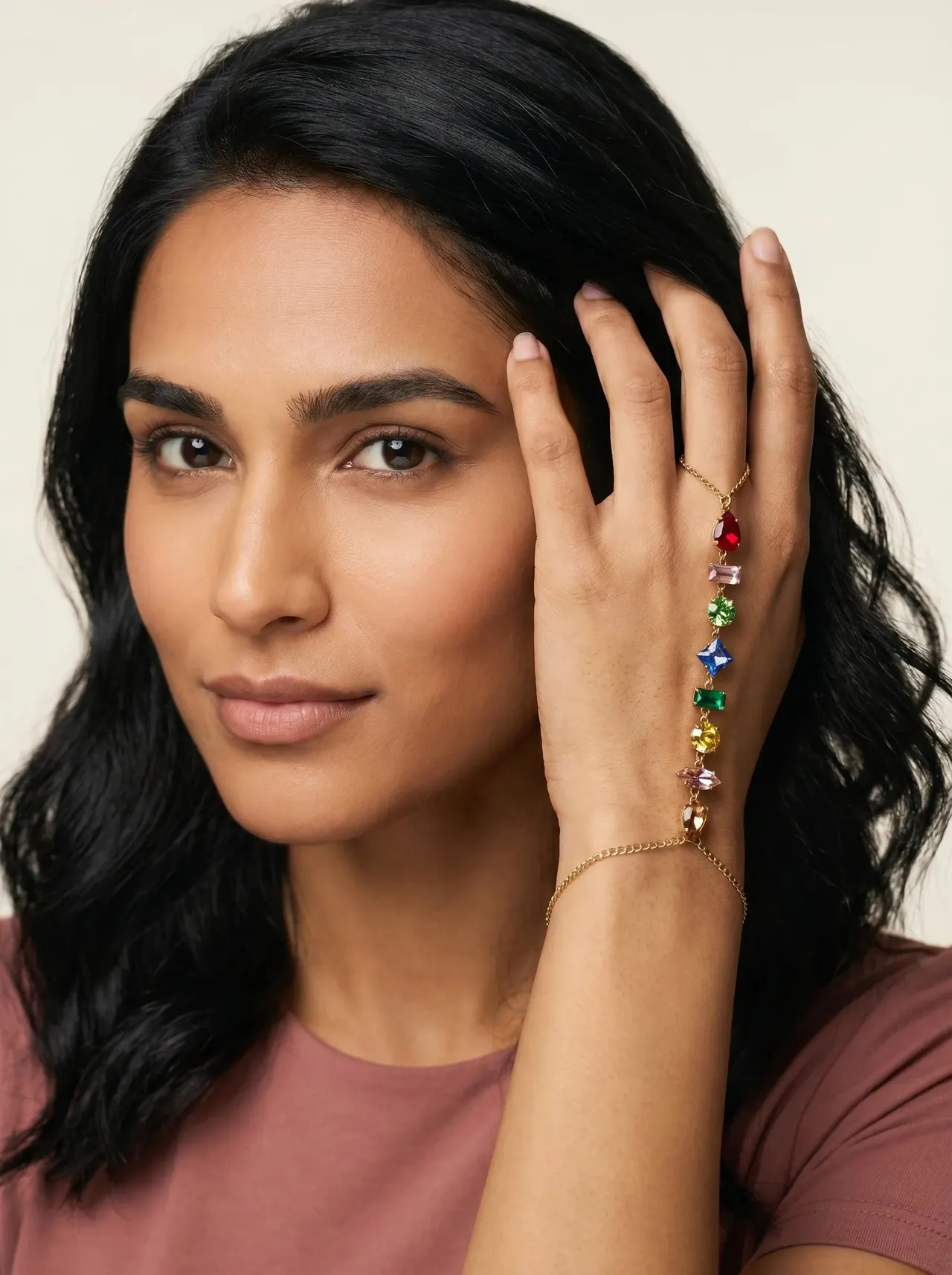 Prism Chain Hand Harness — view 3