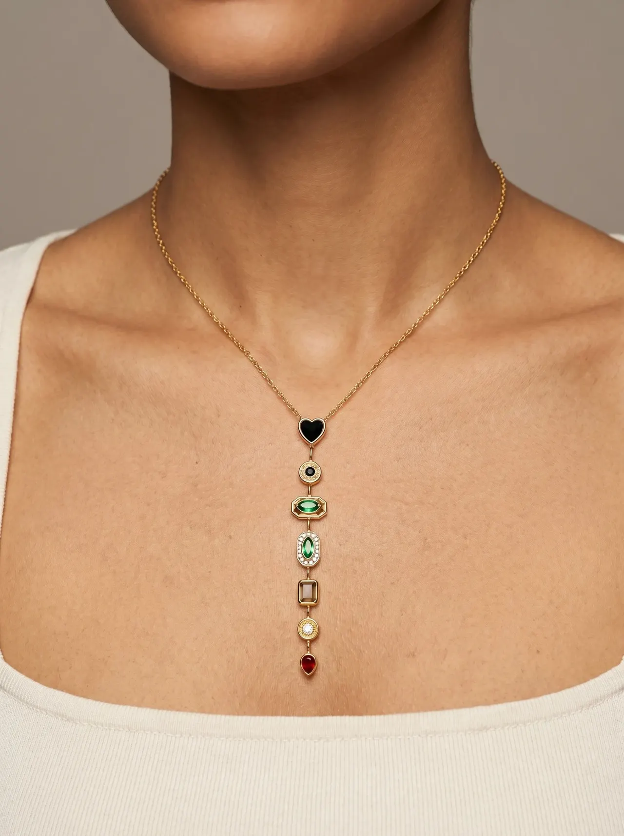 Éclat Y-Drop Necklace