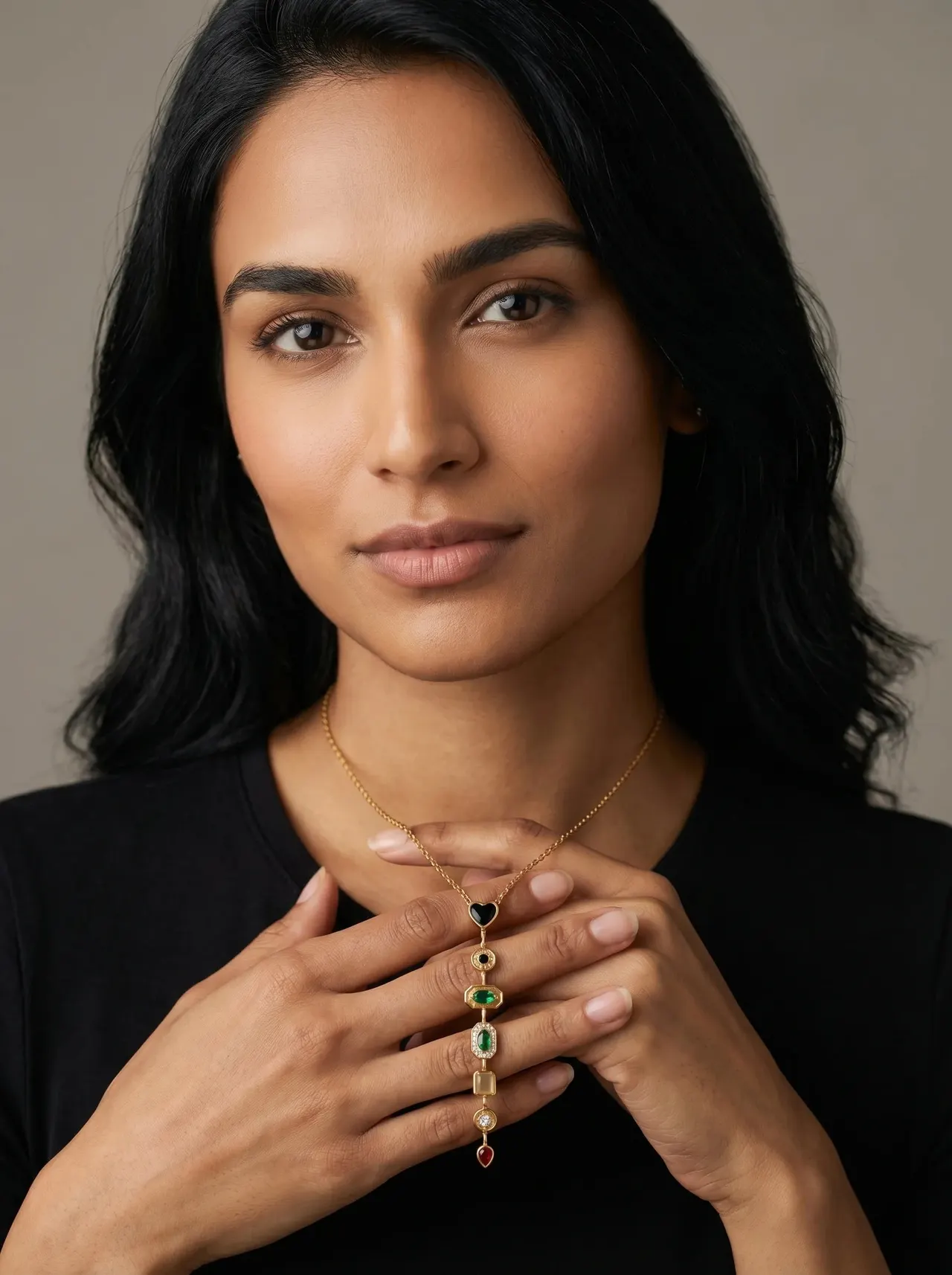 Éclat Y-Drop Necklace — view 3